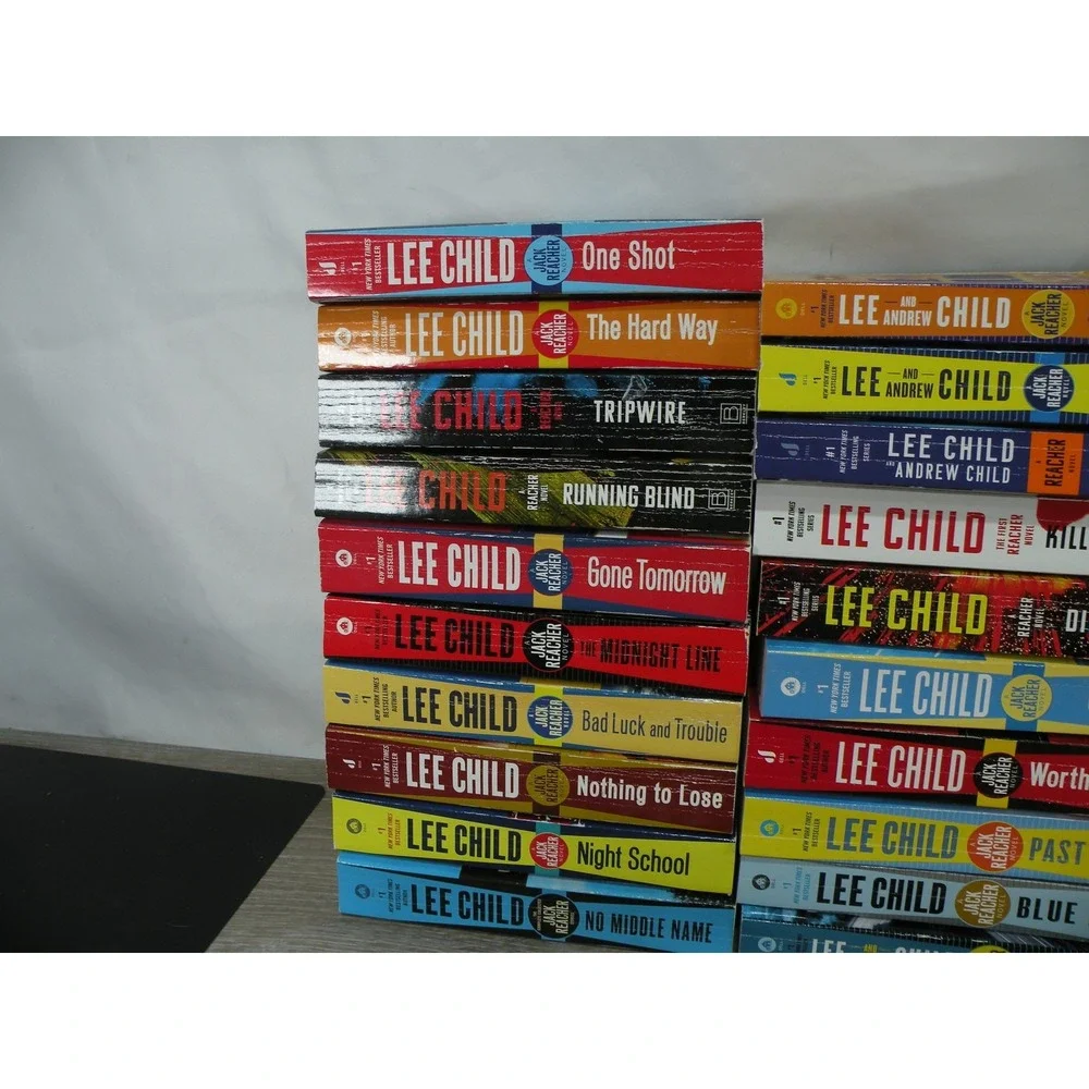 Lee Child Jack Reacher Book Lot Collection - 31 Novels - Mixed Formats